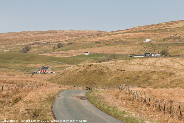 Harwood, Upper Teesdale in Early Spring Picture Board by Richard Laidler