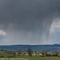 Buy canvas prints of Snow Squall over Newsham Moor by Richard Laidler