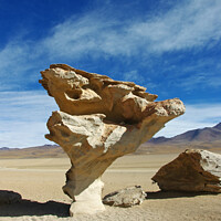 Buy canvas prints of The gorgeous Stone Tree in Bolivia by Lensw0rld 