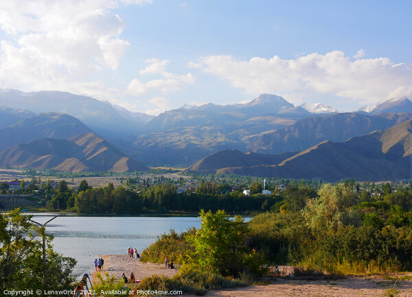 Lake Issyk-Kul in Kyrgyzstan Picture Board by Lensw0rld 