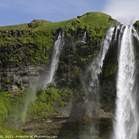 Buy canvas prints of Seljalandsfoss waterfall in Iceland by Lensw0rld 