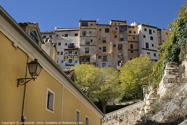 Beautiful buildings in Cuenca, Spain, on a sunny day Picture Board by Lensw0rld 