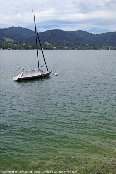 Beautiful view at lake Schliersee in Bavaria, Germany Picture Board by Lensw0rld 