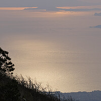 Buy canvas prints of View from Mount Vesuvius at dusk by Lensw0rld 