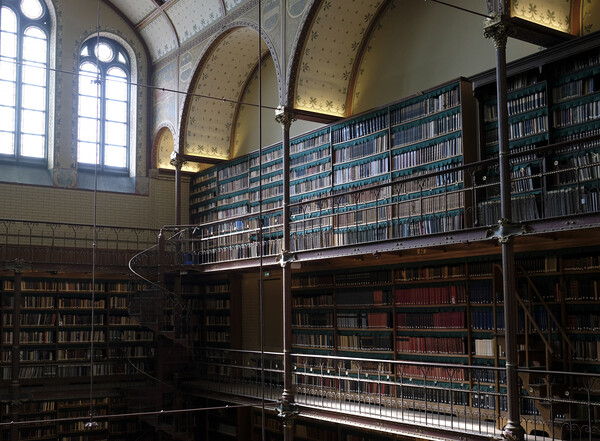 Library of the Rijksmuseum in Amsterdam, Netherlands Picture Board by Lensw0rld 