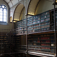 Buy canvas prints of Library of the Rijksmuseum in Amsterdam, Netherlands by Lensw0rld 
