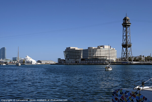 A sunny day at port of Barcelona Picture Board by Lensw0rld 