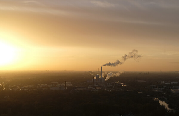 Sunset in the Ruhr region, Germany's main industrial area Picture Board by Lensw0rld 