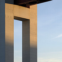 Buy canvas prints of The Ponte 25 de Abril suspension bridge in Lisbon by Lensw0rld 