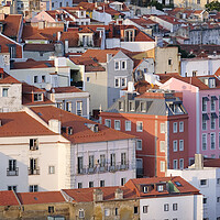 Buy canvas prints of Buildings and roof tops in Lisbon  by Lensw0rld 