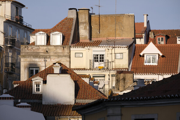 Buildings and roof tops in Lisbon Picture Board by Lensw0rld 