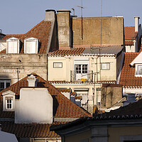 Buy canvas prints of Buildings and roof tops in Lisbon by Lensw0rld 