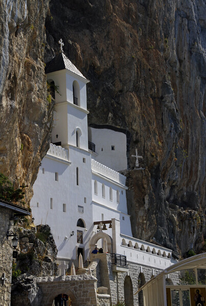 The beautiful sight of the Monastery of Ostrog in Montenegro Picture Board by Lensw0rld 