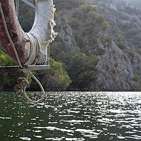 Buy canvas prints of OutdooBoat ride on Lake Matka, North Macedoniar  by Lensw0rld 