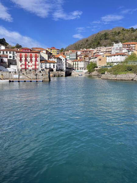 Beautiful view of the port of Mundaka, Spain Picture Board by Lensw0rld 