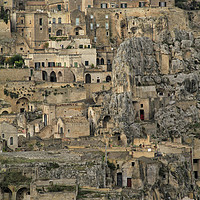 Buy canvas prints of View over the gorgeous city of Matera, Italy by Lensw0rld 
