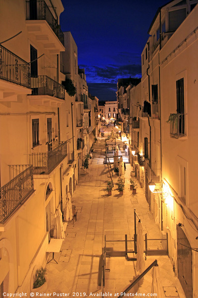 The old town of Bari, Italy, at night Picture Board by Lensw0rld 