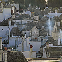 Buy canvas prints of View over the famous "Trulli" of Alberobello by Lensw0rld 