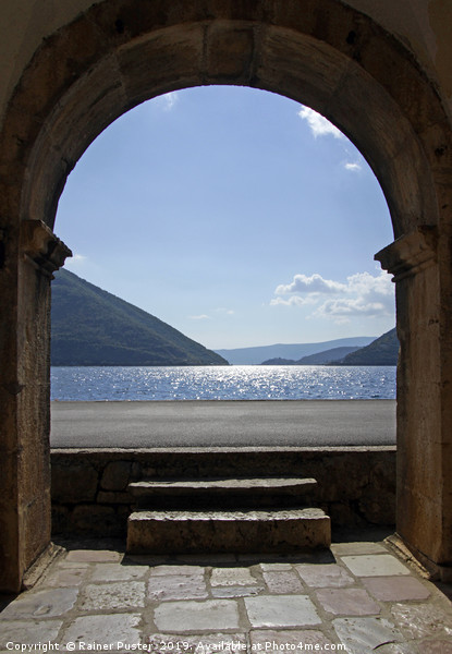 Beautiful view on the Bay of Kotor, Montenegro Picture Board by Lensw0rld 