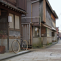 Buy canvas prints of Quiet street in Kanazawa, Japan by Lensw0rld 