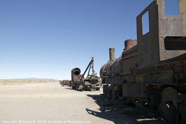 Train cemetery in Uyuni, Bolivia Picture Board by Lensw0rld 