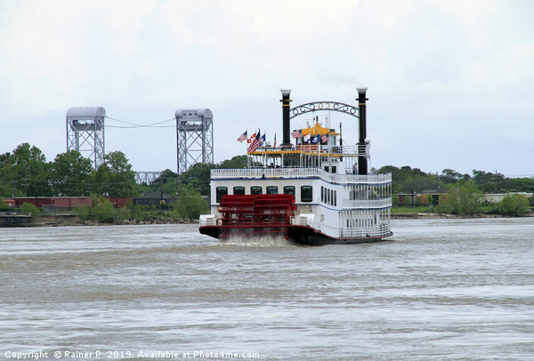 Steamboat on the Mississippi  Picture Board by Lensw0rld 