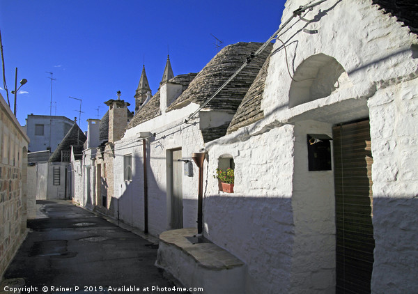 Street in Alberobello with the famous "Trulli" Picture Board by Lensw0rld 