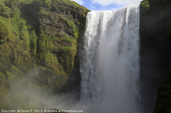 Beautiful waterfall in Iceland Picture Board by Lensw0rld 