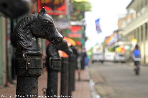 Close-up of street posts in New Orleans Picture Board by Lensw0rld 