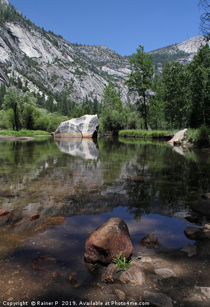 Mirror lake in Yosemite National Park Picture Board by Lensw0rld 