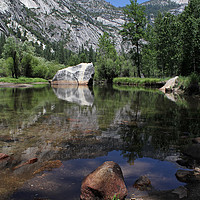 Buy canvas prints of Mirror lake in Yosemite National Park by Lensw0rld 