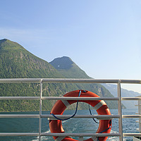 Buy canvas prints of Ferry ride through a fjord by Lensw0rld 