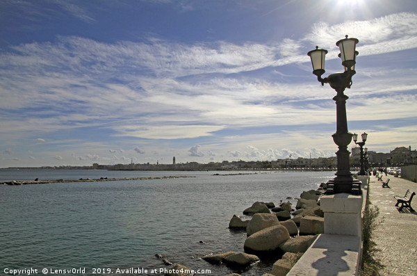 Coast of Bari, Italy Picture Board by Lensw0rld 