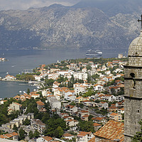Buy canvas prints of View over Kotor, Montenegro by Lensw0rld 
