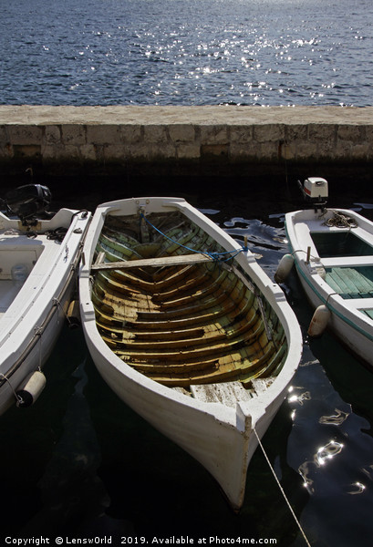 Old wooden boat in Perast Picture Board by Lensw0rld 