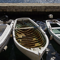 Buy canvas prints of Old wooden boat in Perast by Lensw0rld 