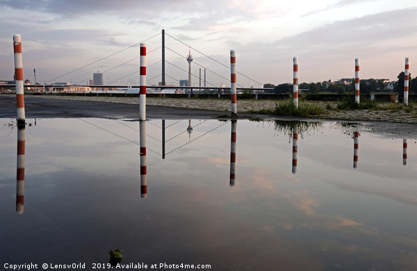 Mirror world - reflection in Düsseldorf, Germany Picture Board by Lensw0rld 