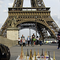 Buy canvas prints of Many many Eiffel towers by Lensw0rld 
