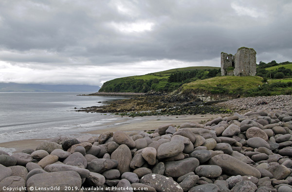 Ruin near the Irish coast Picture Board by Lensw0rld 