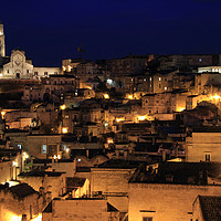Buy canvas prints of Matera at night by Lensw0rld 