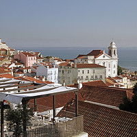 Buy canvas prints of Lisbon coastal view by Lensw0rld 