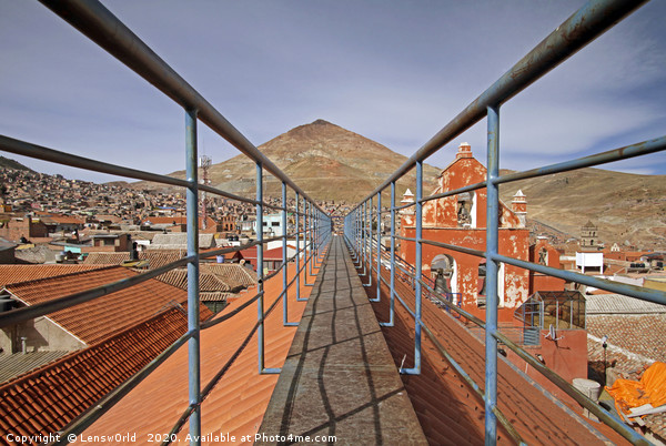Cerro Rico in Potosi, Bolivia Picture Board by Lensw0rld 