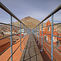 Buy canvas prints of Cerro Rico in Potosi, Bolivia by Lensw0rld 