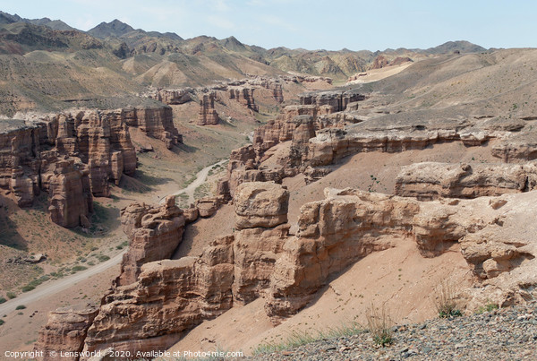 Charyn Canyon in Kazakhstan Picture Board by Lensw0rld 