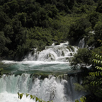 Buy canvas prints of Waterfalls in Krka national park by Lensw0rld 