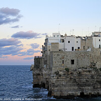 Buy canvas prints of Beautiful sunset in Monopoli, Italy by Lensw0rld 