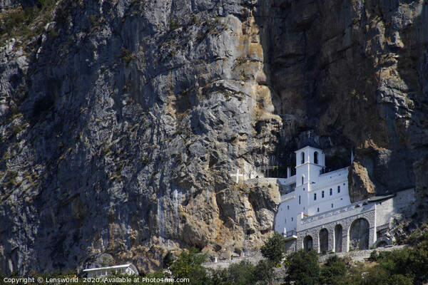 Monastery of Ostrog in Montenegro Picture Board by Lensw0rld 