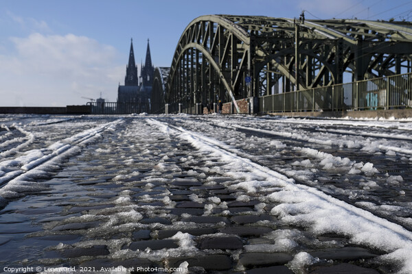 Cologne Cathedral in winter Picture Board by Lensw0rld 