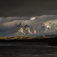 Buy canvas prints of Torres del Paine National Park in Chile by Harshil Shah