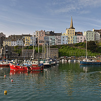 Buy canvas prints of Tenby Harbour, Pembrokeshire by Harshil Shah